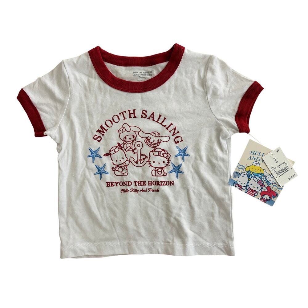 Target Hello Kitty and Friends Smooth Sailing T-Shirt girls size XS 4/5 NWT
